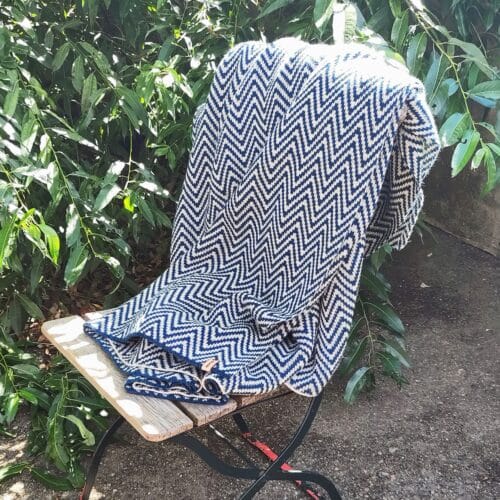 Strickdecke GRÜNSPECHT